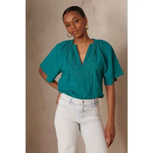 Blouse poker en coton taille XS - Maison 123 - Modalova