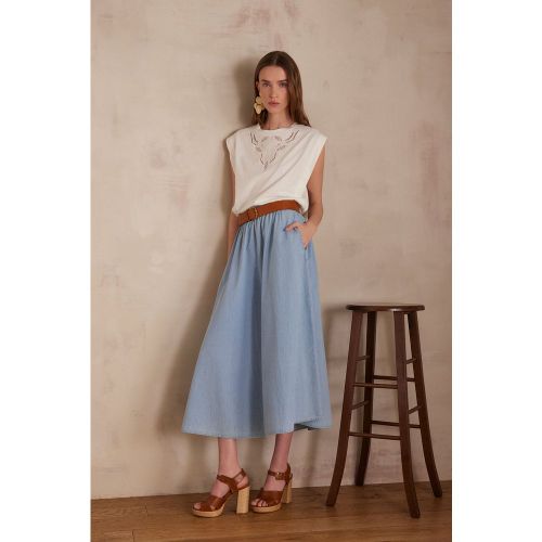 Jupe midi joy en coton taille XS - Maison 123 - Modalova