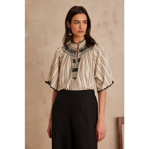 Blouse pegase en coton brodée taille XS - Maison 123 - Modalova