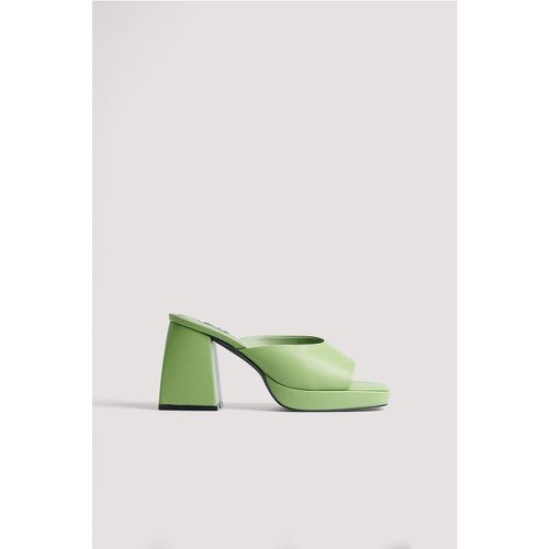 Chaussures à talon carré et plateforme - Green - Moa Mattsson x NA-KD - Modalova