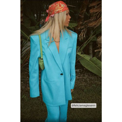 Blazer surdimensionné - Blue - NA-KD Trend - Modalova