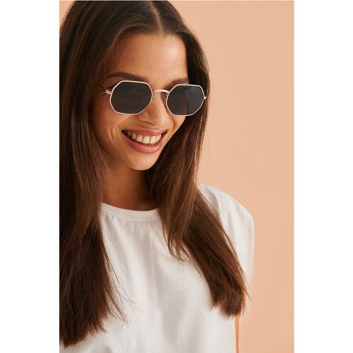 Octagon Frame Sunglasses - Black - NA-KD Accessories - Modalova