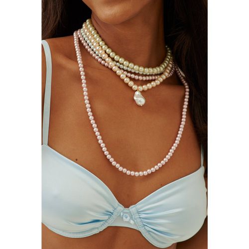 Collier de perles - Multicolor - NA-KD Accessories - Modalova