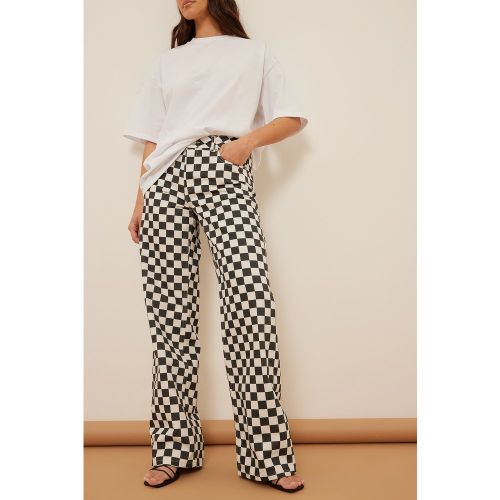 Jean évasé - Checkered - Handpicked x NA-KD - Modalova