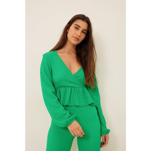 NA-KD Haut cache-coeur - Green - NA-KD - Modalova
