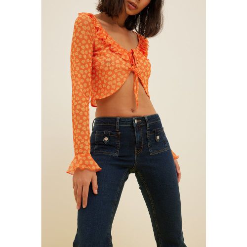 Jean bootcut - Blue - Misslisibell x NA-KD - Modalova