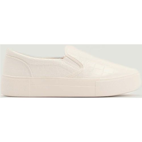 Croc Slip In Trainers - White - NA-KD Shoes - Modalova