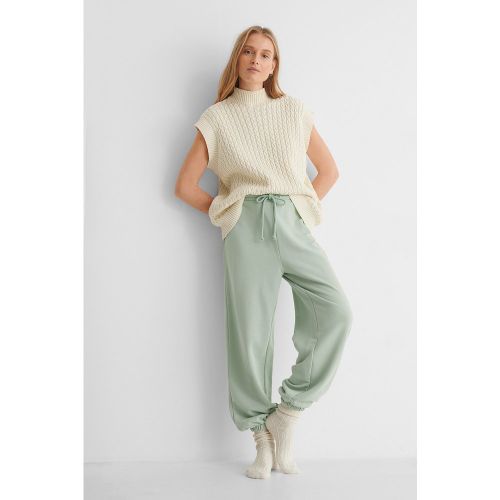 Pantalon de survêtement à cordon - Green - NA-KD Basic - Modalova