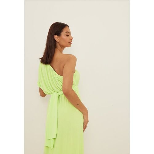 Maxi robe drapée - Green - NA-KD Trend - Modalova