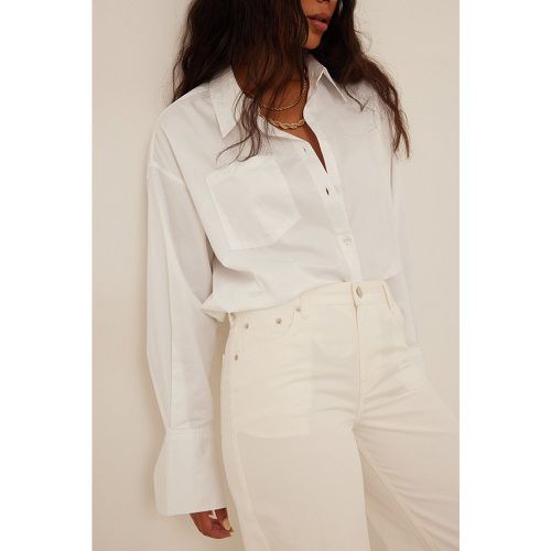 Pantalon coton - Offwhite - NA-KD Trend - Modalova