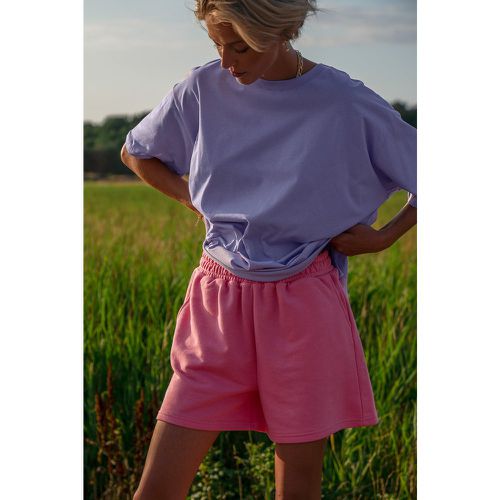 Short À Taille Élastique Bio - Pink - NA-KD Trend - Modalova