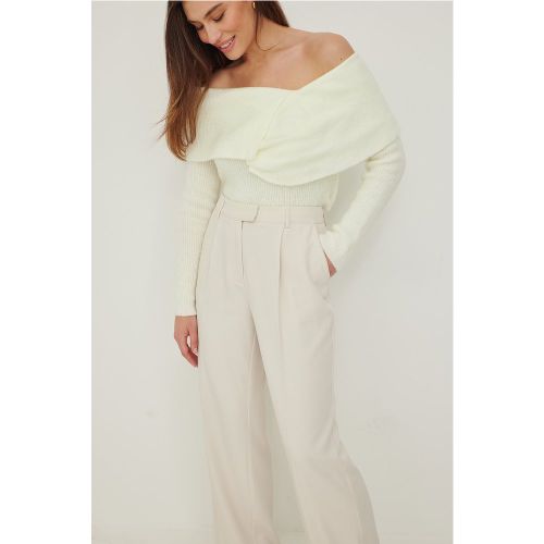 Pantalon de costume - Offwhite - NA-KD Classic - Modalova