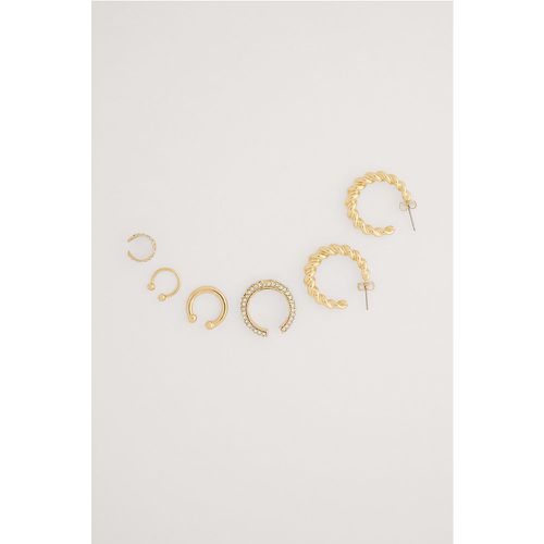 Ensemble de boucles d'oreilles recyclé - Gold - NA-KD Accessories - Modalova