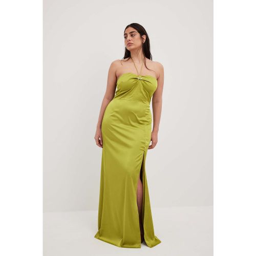 Maxi robe à détails - Green - NA-KD Party - Modalova