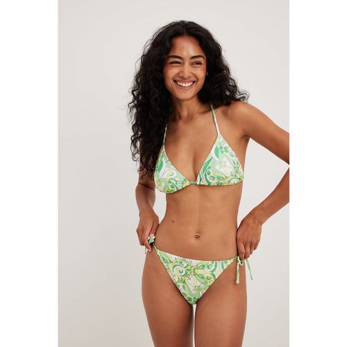 Bas de bikini noué - Green,Multicolor - Camille Botten x NA-KD - Modalova