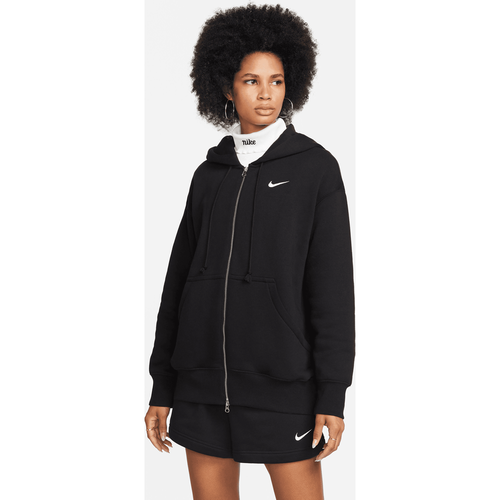 Sportswear Phoenix Fleece Oversized Full-Zip Hoodie, , Apparel, black/sail, taille: S - Nike - Modalova