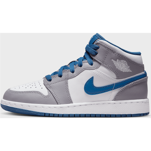 Air 1 Mid (GS), , Footwear, cement grey/white/true blue, taille: 38.5 - Jordan - Modalova