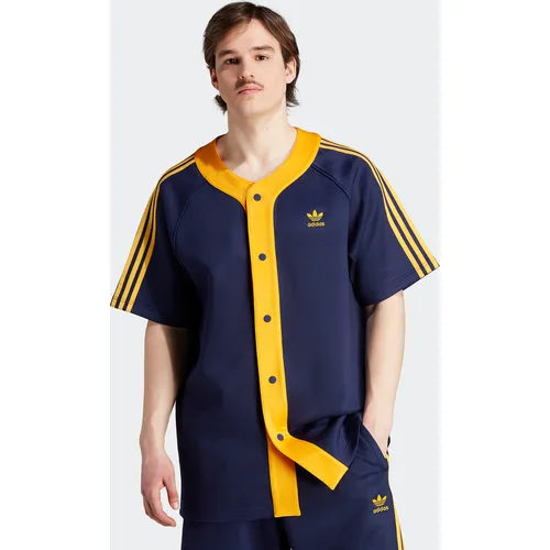 T-Shirt adicolor Plus, , Apparel, dark blue/crew yellow, taille: S - adidas Originals - Modalova