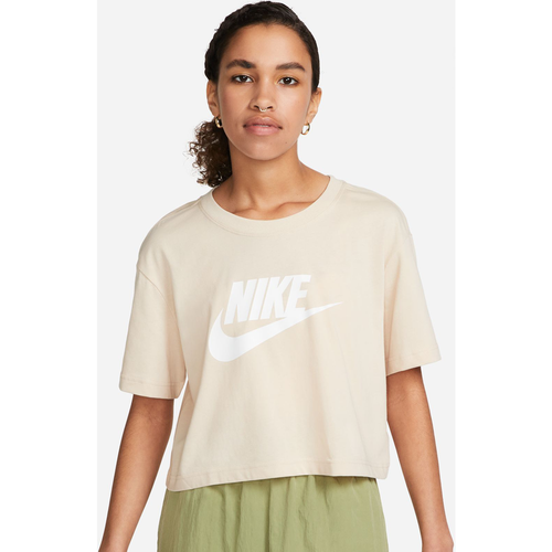 Sportswear Essential Cropped T-Shirt, , Apparel, sanddrift/white, taille: L - Nike - Modalova