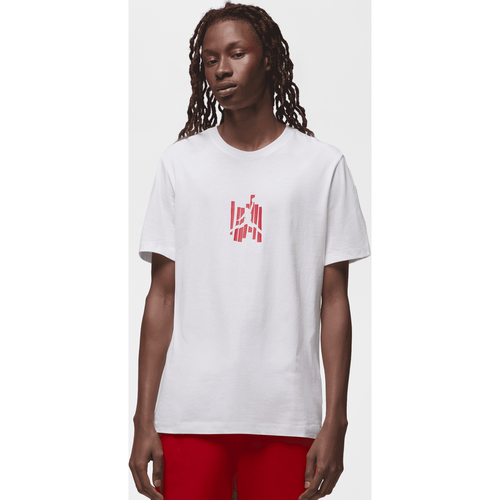 Brand Graphic T-Shirt, , Apparel, white/gym red, taille: S - Jordan - Modalova