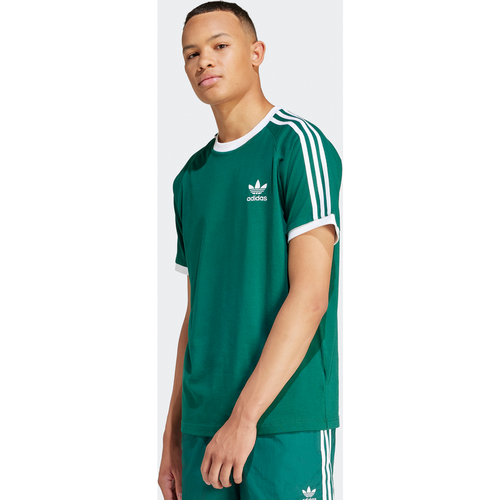 T-shirt Adicolor 3-stripes, T-shirts, Vêtements, collegiate green, Taille: S, tailles disponibles:S,M,L,XL - adidas Originals - Modalova