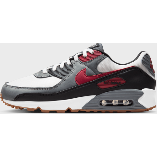 Air Max 90, , Footwear, white/team red/cool grey/black, taille: 41 - Nike - Modalova
