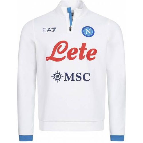 SSC Napoli EA7 s Sweat-shirt d'entraînement - Emporio Armani - Modalova