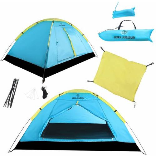 ® "Vindr" 1 personne camping Tente turquoise - KIRKJUBØUR - Modalova