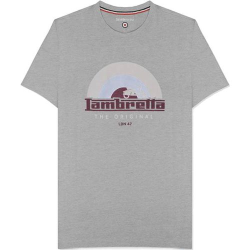 Record s T-shirt SS0161-GRY LMR - Lambretta - Modalova