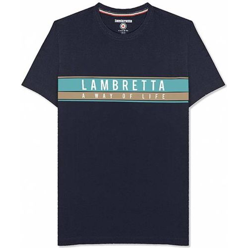 Chest Stripe s T-shirt SS0157-NVY - Lambretta - Modalova