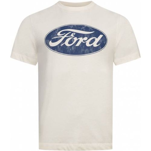 FORD Logo s T-shirt POMTS068NAT - Lizenz - Modalova