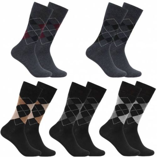 De "Musterschwiegersohn" Argyle Chaussettes 5 paires 6013 TAL - SportSpar - Modalova