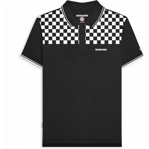 Two Tone Tipped s Polo SS0204-BLK/WHT - Lambretta - Modalova