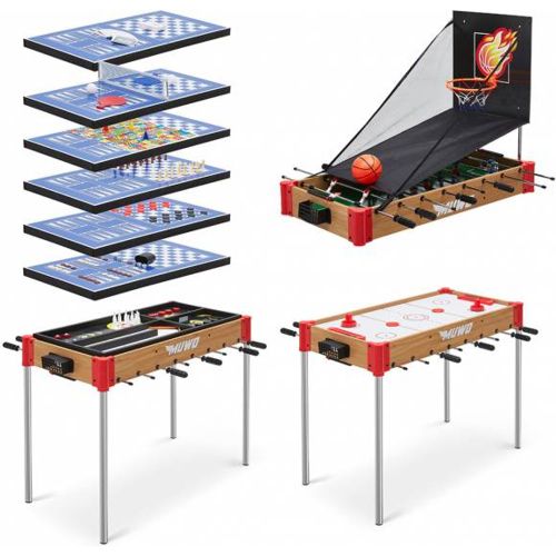 Masterplay" Table de jeu multijeux 12 en 1 - MUWO - Modalova