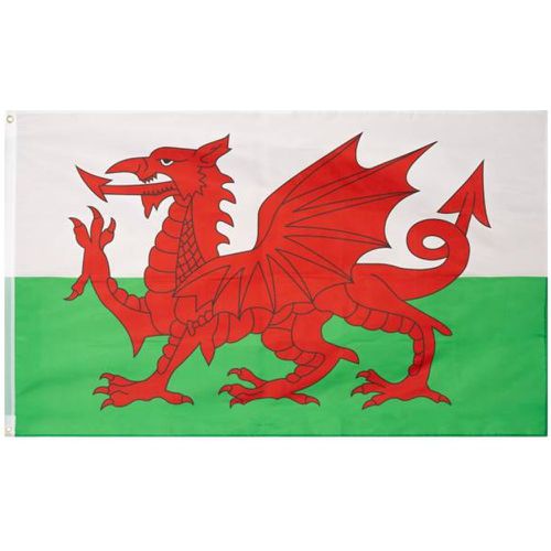 Pays de Galles Drapeau "Nations Together" 90 x 150 cm - MUWO - Modalova