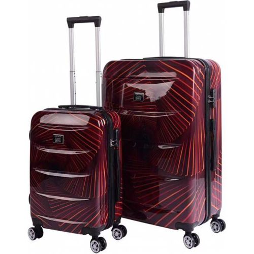 X CRYPTO "Halving" 20" 28" Valise Set de 2 - VERTICAL STUDIO - Modalova