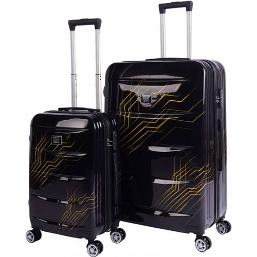 X CRYPTO "Bull Run" 20" 28" Valise Set de 2 - VERTICAL STUDIO - Modalova