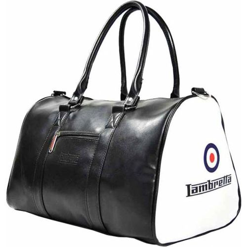 Retro Sports Bag Sac 23x40x25 T20064S-BLK/BLANC - Lambretta - Modalova