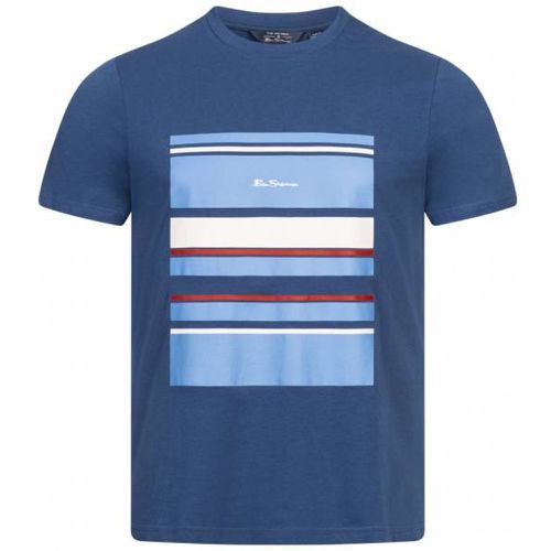 Bold Stripe Panel s T-shirt 0073037BLEU FONCÉ - Ben Sherman - Modalova