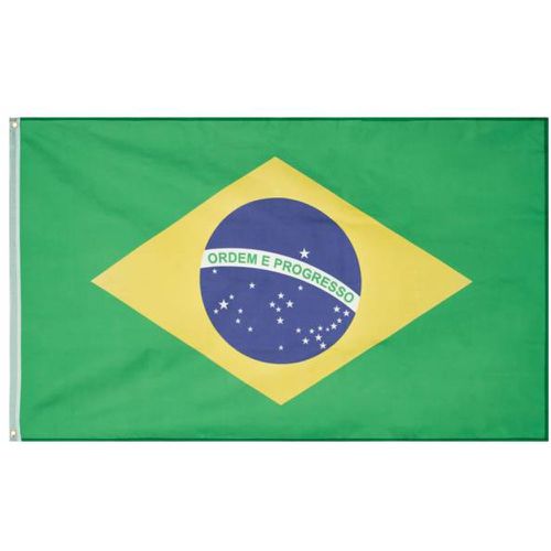Brésil Drapeau "Nations Together" 90 x 150 cm - MUWO - Modalova
