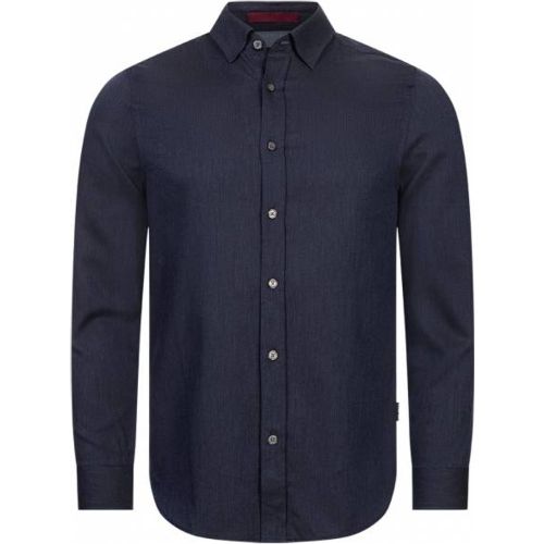 Crotone Herring s Chemise à manches longues 272031-MARINE - Ted Baker - Modalova