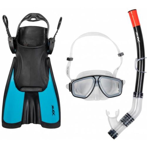 Deepsea Kit de snorkeling avec palmes turquoise - JELEX - Modalova