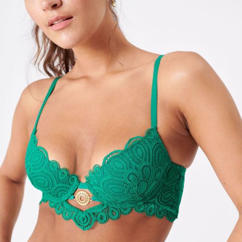 Soutien-gorge ampliforme avec détail bijoux - 95D - Undiz - Modalova