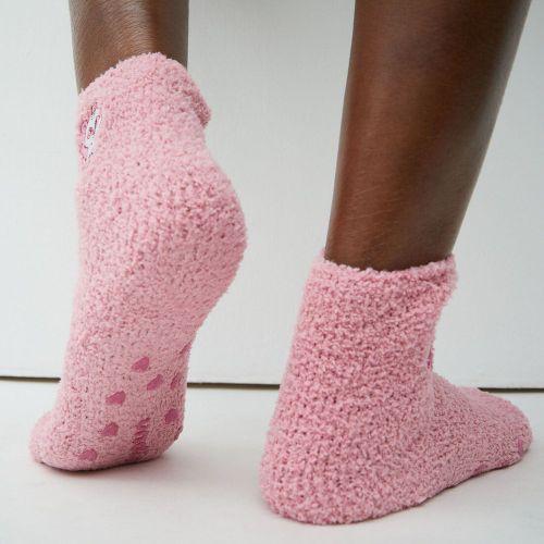 Chaussettes fluffy à imprimé panda licorne - S - Undiz - Modalova