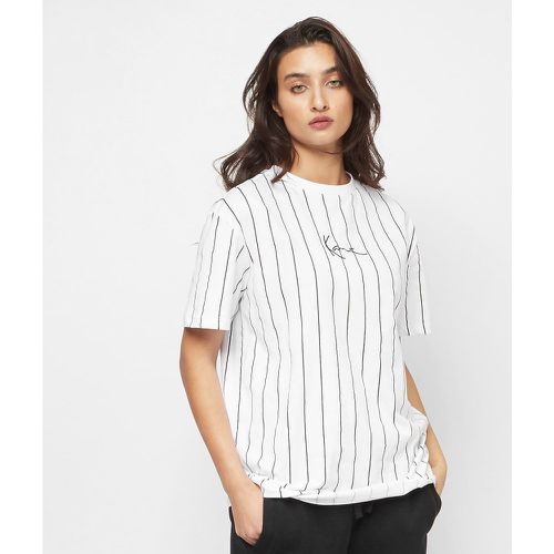 Small Signature Essential Pinstripe OS Tee, , Apparel, en , taille: S - Karl Kani - Modalova