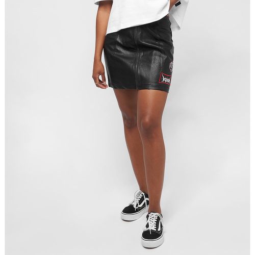 X Stranger Things Patched Synthetic Leather Skirt, , Apparel, en , taille: XS - Karl Kani - Modalova