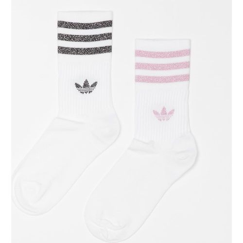 Glitter Crew Socks (2 Pack), , Accessoires, en , taille: 34-36 - adidas Originals - Modalova