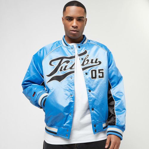 Varsity Satin Raglan Bomber Jacket, , Apparel, en , taille: S - Fubu - Modalova