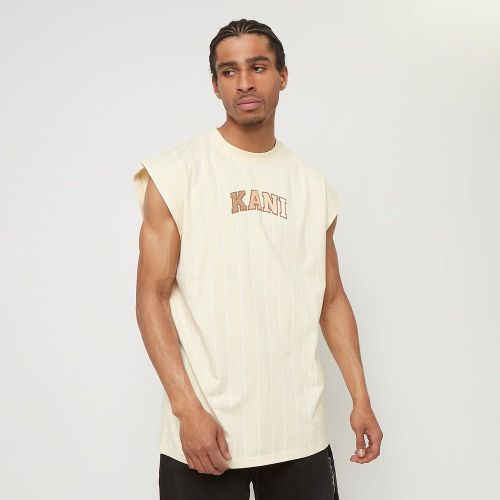 Small Serif Pinstripe Sleeveless Tee, , Débardeurs, en , taille: S - Karl Kani - Modalova