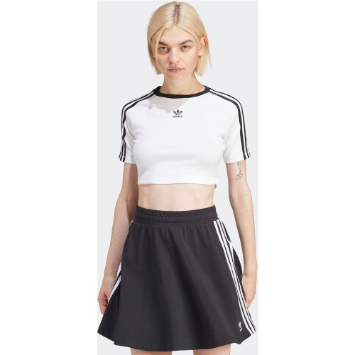 Adicolor 3-Stripes Crop T-Shirt Femme T-Shirts & Polos Taille XS Vêtements - adidas Originals - Modalova